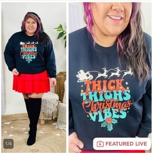 Thick Thighs Crewneck Sweatshirt